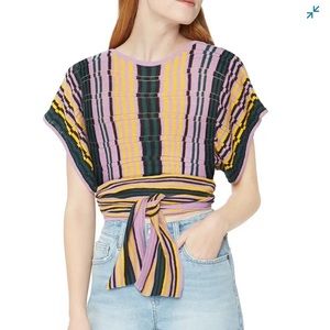 BCBGeneration crochet knit crop top